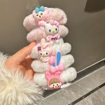 | Cartoon Fur Hair Bands, Thick Elastic Headbands - Image 7