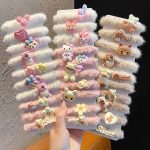 | Cartoon Fur Hair Bands, Thick Elastic Headbands - Image 4