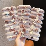 | Cartoon Fur Hair Bands, Thick Elastic Headbands - Image 3