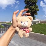 Cute Grid Rabbit Bear Keychain Pendant - Trendy & Creative Accessory for Backpack, Car Keys, Students & Couples - Image 2