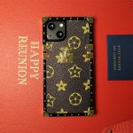 Luxurious Streetwear iPhone Case with Strap, Shockproof Square Design for iPhone - Image 2