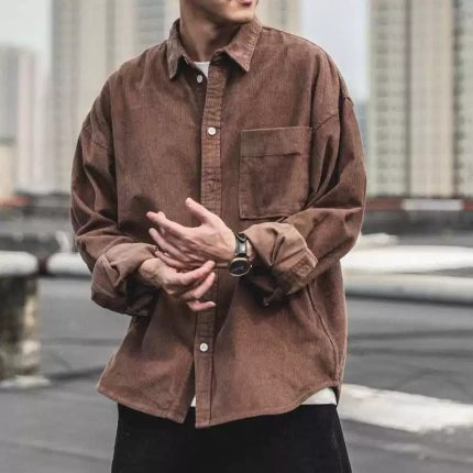 Vintage Corduroy Work Shirt Jacket