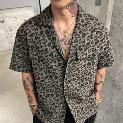 Relaxed Vacation Short Sleeve Casual Shirt