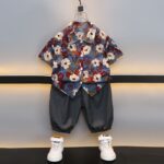Casual Vacation Short Sleeve Outfit for Kids - Image 5