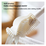 Upgraded Silicone Cleaning Brush with Long Handle & Storage Rack –ccc and Baby Accessories. - Image 4