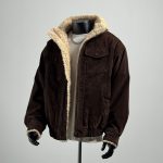 Men’s Retro Stand Collar Fleece-Lined Padded Jacket - Image 10