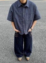 Retro Loose Fit Half Sleeve Cleanfit Top - Image 2