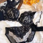 Red Lace Wireless Push-Up Bra for Small Bust Bridal Lingerie - Image 10