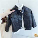 Faux Leather Biker Jacket - Image 3