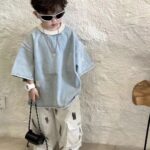 Korean Denim Two-Piece Set