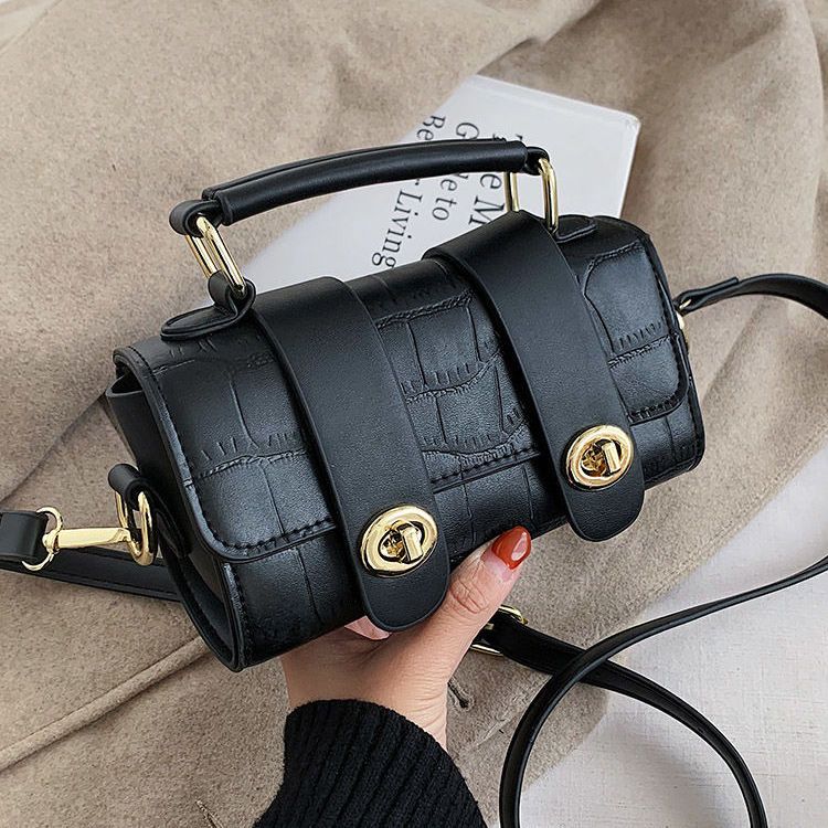 e219aa09a262189fca062f8dbbf2c4cc Vintage Style Small Crossbody Top Handle Bag - Image 1