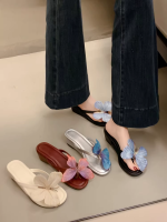 Fairy Style Summer Heeled Slides