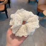 Double Layer Lace Scrunchie - Image 3