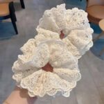Double Layer Lace Scrunchie - Image 4